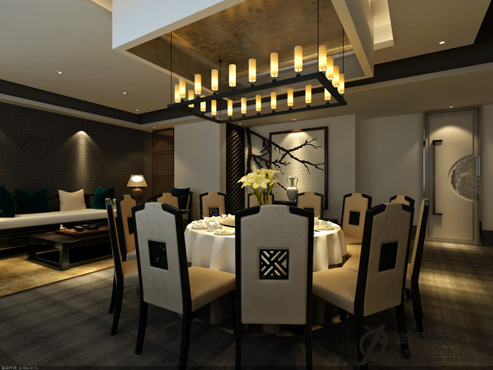 武汉餐厅装修设计效果图案例