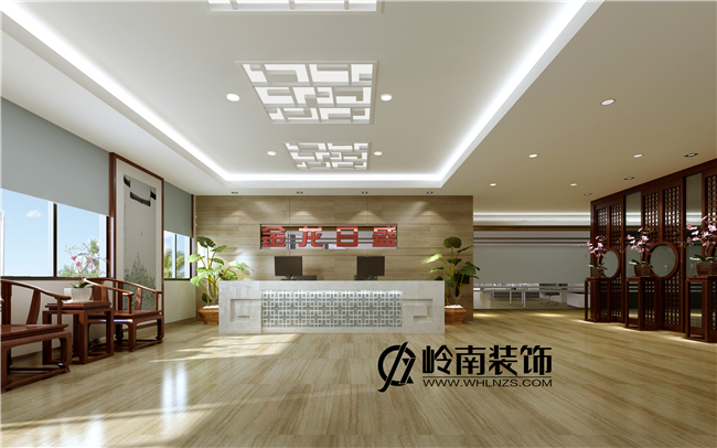 武汉办公室装修设计案例效果图之一